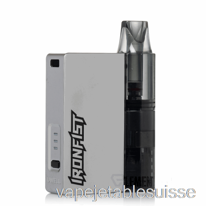 Vape Suisse Uwell Caliburn & Ironfist L 16w Système De Pods Argent Métallisé